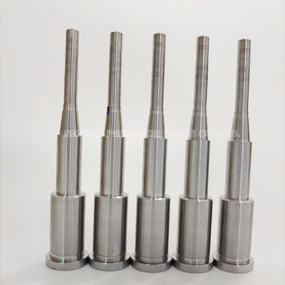S136 Material 48-52HRC Hardness Customized Size Mold Core Inserts for Pet Preform Precision Mold Components