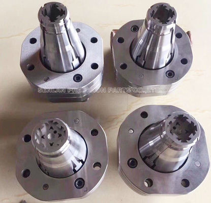 NAK80 SKD61 Collapsible Core Injection Mold Parts with 46-56 HRC Hardness and Single Multi Cavity