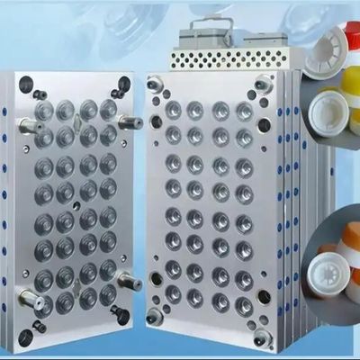 Precision 16-Cavity Screw Cap Mold | Hot Runner System for Water Bottle Lids