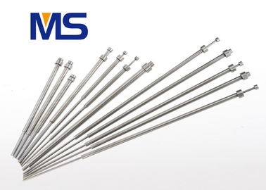 One - Step Center Ejector Pins And Sleeves Good Toughness 0.005 Mm Product Tolerance