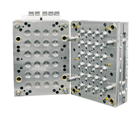 Multi-Cavity Screw Cap Injection Mold for Plastic Bottle Closures