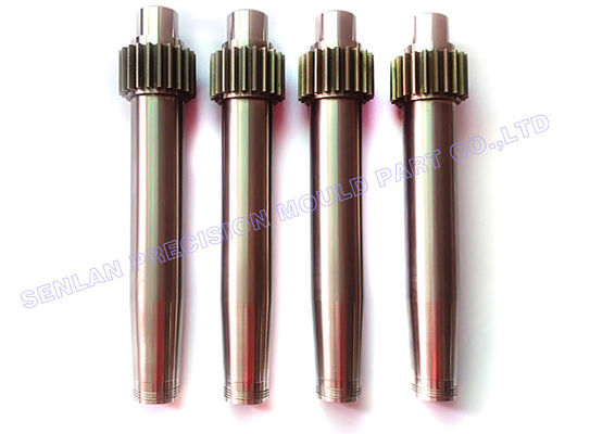 Non-Standard Precision Mold Parts Thread Core Pins for Medicine Bottle Caps in 1.2379 Steel with Polished Surface and 48-52 HRC Hardness