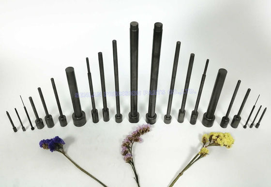 H13 Tool Steel Core Pins for Die Casting Mold Components with 46-50HRC Hardness and ±0.01mm Tolerance