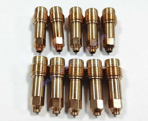 BeCu Material Nozzle Tips with 0.01mm Concentricity for Hot Runner System Precision Mould Parts