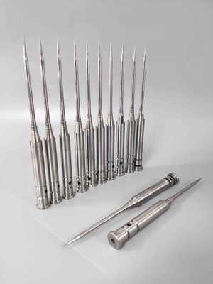 ±pm$0.002mm Concentricity Pipette Tip Cores | M340 & S136 Medical Mold Parts