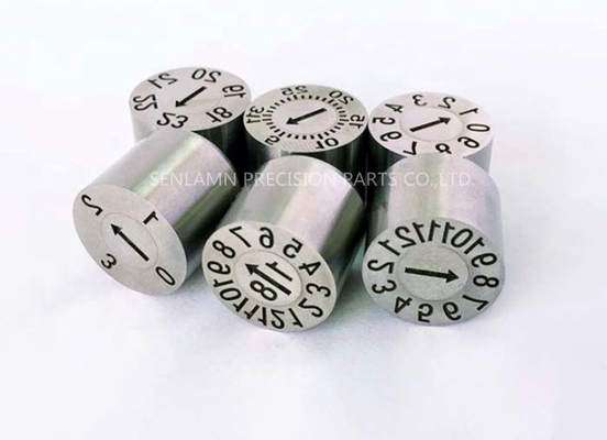 Stainless CNC Machine Process Injection Molding Date Stamps Recycling Date Insert