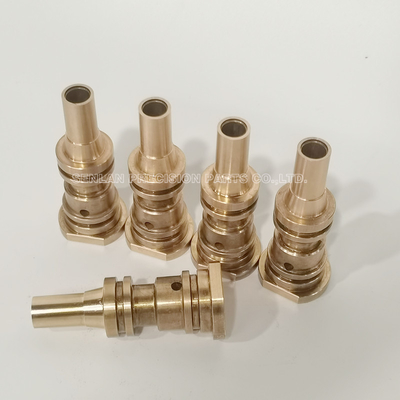 Brass Customized Precision Mould Parts Cnc Lathe Parts Machining Components