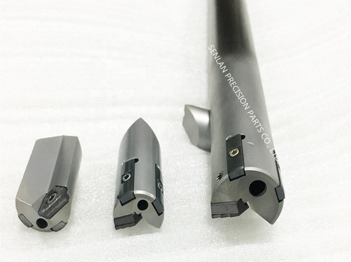 High Precision Gun Drilling Tools / Steel Gun Barrel Drill Bit For