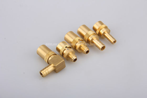 Brass Material Mold Cooling Joint with 45HRC Hardness and Customized Size for Precision Cooling