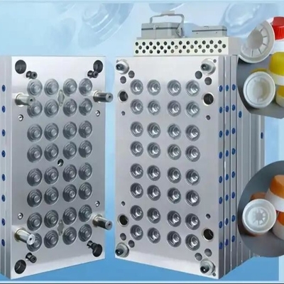 Hot Runner 16 Cavity Plastic Injection Mould Screw Cap Mould For Water Bottle Cap