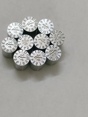 Adjustable Replaceable Stainless Steel SUS 420 Date Stamp for Plastic Injection Mould