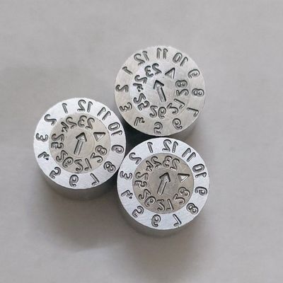 Replaceable DME Standard Date Stamp Stainless Steel SUS 420 Mold Component Marked Pins