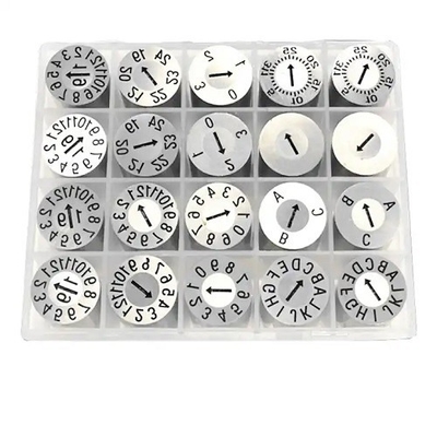 Plastic Mold Parts DME Standard Replaceable Date Stamps Mould Date Inserts Mold Component Marked Pins