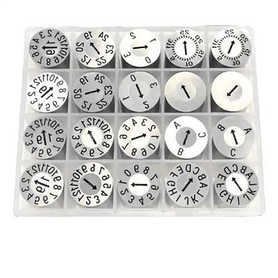Replaceable DME Standard Date Stamp Stainless Steel SUS 420 Mold Component Marked Pins