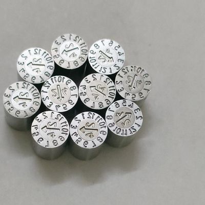 OPITZ Standard Stainless Steel SUS 420 High Precision Replaceable Date Stamp for Injection Molds