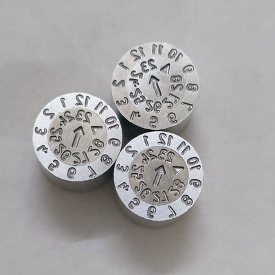 OPITZ Standard Injection Mold Part Date Stamp Code Heat Stamp Replaceable Date Inserts