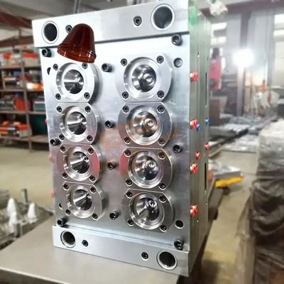 H13 8-Cavity Thin-Wall Injection Mold for High-Speed Plastic Container Packaging