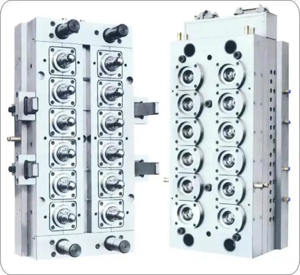 12 cavities Preform Moulds Wide Mouth Plastic Jar Precise Injection Pet Molds