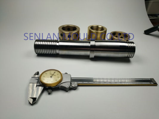 Custom Double-Start Threaded Cores | SKD61 & S136 Steel Bottle Cap Mold Parts