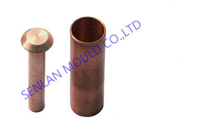 Precision EDM Copper Electrodes and Gate Electrodes for Cosmetic Mould with Red Copper/Tungsten Copper, +/-0.002mm Tolerance, and Ra0.6 Surface Finish