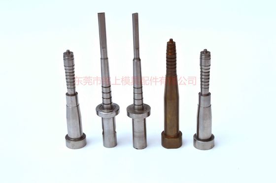Precision Threaded Core Pins | Perpendicularity 0.005mm ISO 9001 Mold Parts