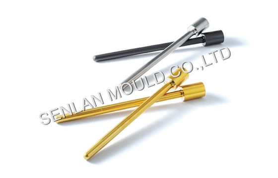 Gold and Black TiN Coating Core Pins with HRC44-46 Hardness and ±0.01mm Accuracy for Honda Die Casting Auto Parts