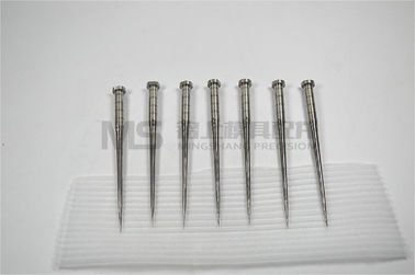 Metal Machined Mold Core Pins 0.005 Tolerance With H13 / SKD61 Material