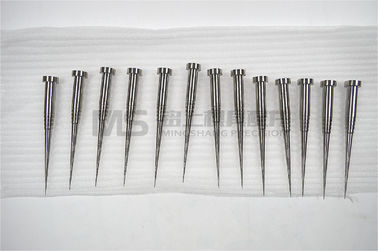 Metal Machined Mold Core Pins 0.005 Tolerance With H13 / SKD61 Material