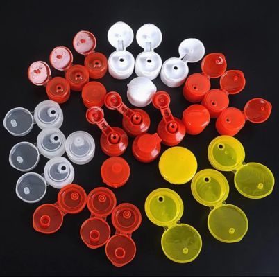 Multi-Cavity Flip Top Cap Injection Mold with Precision Hinge-Forming and High-Polish Cavity Surfaces for Plastic Bottle Closures