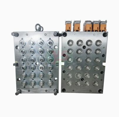 Multi-Cavity Water Bottle Cap Mold with High-Speed Molding Capability and Balanced Runner Layout