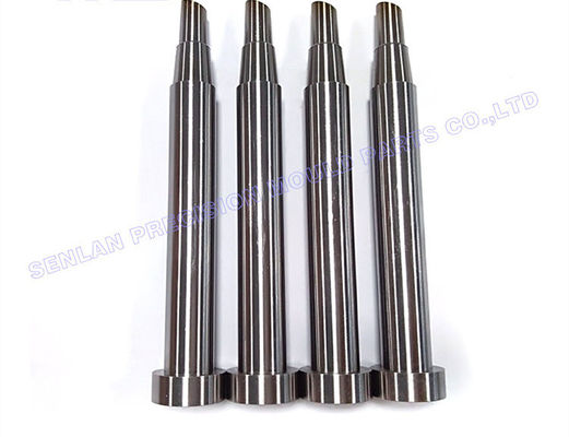 Standard HSS Round Head Stepped Die Punch Pins with 60-62HRC Hardness and Polished Surface for Precision Grinding Guide Applications