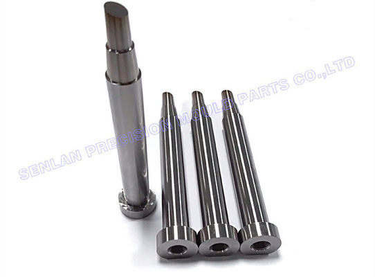 Standard HSS Round Head Stepped Die Punch Pins with 60-62HRC Hardness and Polished Surface for Precision Grinding Guide Applications