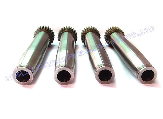 Non-Standard Precision Mold Parts Thread Core Pins for Medicine Bottle Caps in 1.2379 Steel with Polished Surface and 48-52 HRC Hardness