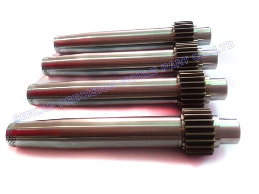 Non-Standard Precision Mold Parts Thread Core Pins for Medicine Bottle Caps in 1.2379 Steel with Polished Surface and 48-52 HRC Hardness