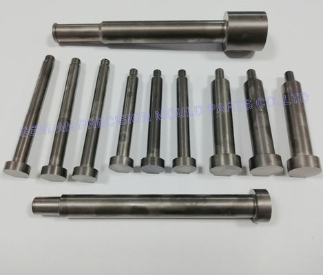H13 Steel Ejector Pins with Nitriding Surface Treatment and 44-46HRC Hardness for Die Casting Mold Components