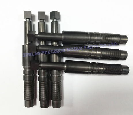 Nitriding Square Head Mold Parts | Precision Threaded Plastic Components