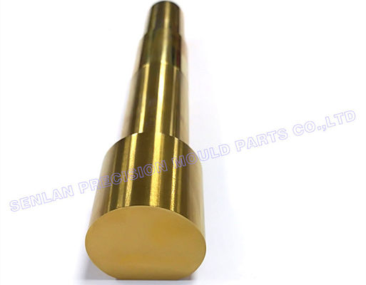 TiN Coated Stepped Core Pins | H13 Precision Components for Die Casting & Injection Molds