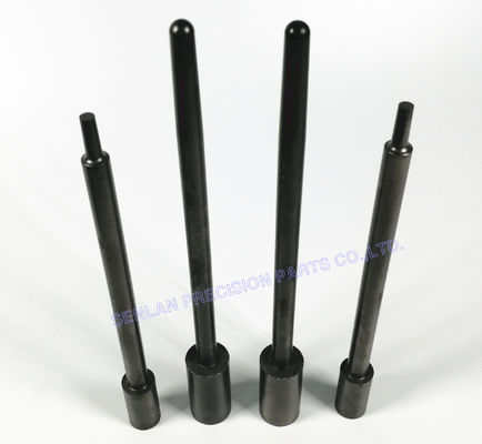 1.2379 Die Steel Ejector Pin with Exact Tolerance +/-0.005mm and Nitriding Treatment for Injection Molds