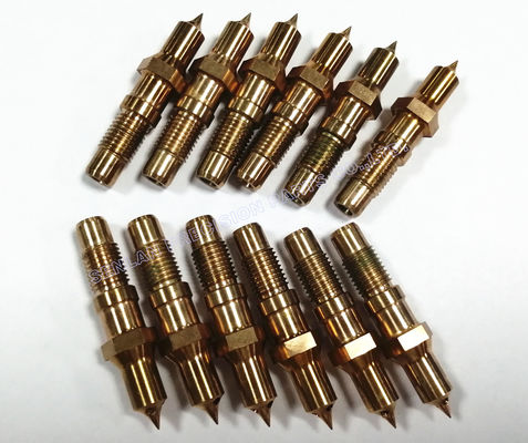 Cube Material Nozzle Tips for Hot Runner System with Customized Sizes and +/-0.01mm Tolerance