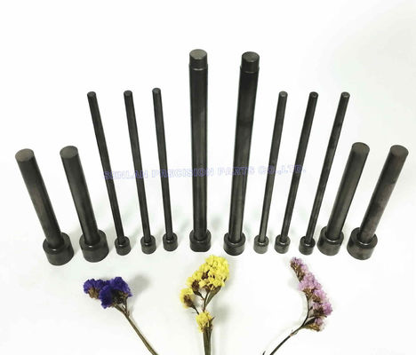 H13 Tool Steel Core Pins for Die Casting Mold Components with 46-50HRC Hardness and ±0.01mm Tolerance