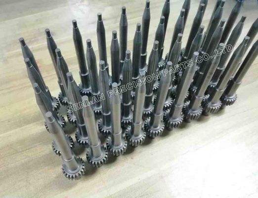 Nitrided Orvar Supreme Mold Thread Core with 50-52HRC Hardness and +/-0.01mm Tolerance Precision Mould Parts