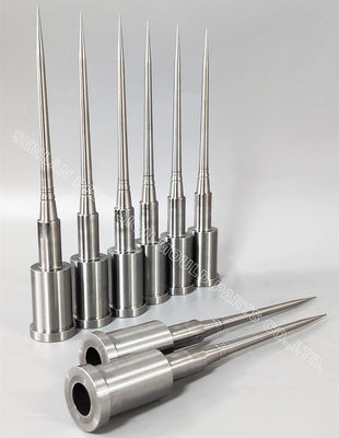 Durability Bohler M340 Die Steel Conical Mold Core Pins For Daily Packaging Plastic Tooling