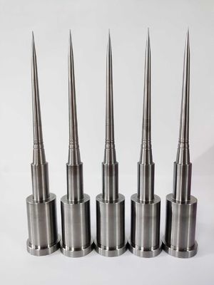 0.005mm Concentricity Pipette Tip Cores | M340 Medical-Grade Mold Parts
