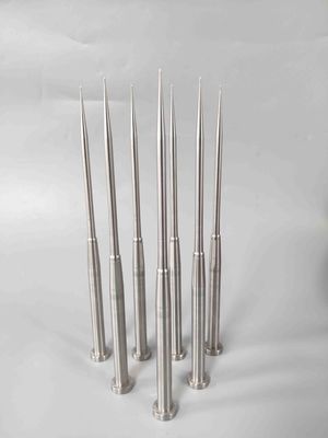 0.005mm Concentricity Pipette Tip Cores | M340 Steel Medical Mold Parts
