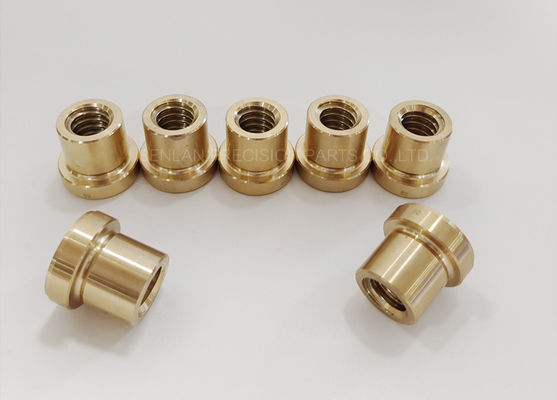 Self-Lubricating Brass Mold Sleeves | Graphite Inlaid Precision Copper Bushings
