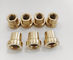 Non Standard Brass Precision Mould Parts Sleeves Bushing Copper Inlaid Guide Plastic Sleeve  For Plastic Mould