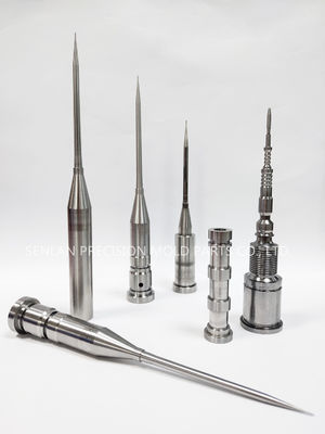 ±pm$0.005mm Tolerance Core Pins | H13 (SKD61) Ejector Pins for Medical Molds