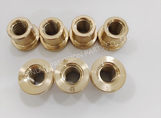 Medical Grade Brass Mold Components with Precision Threaded Cosmetic Mold Parts