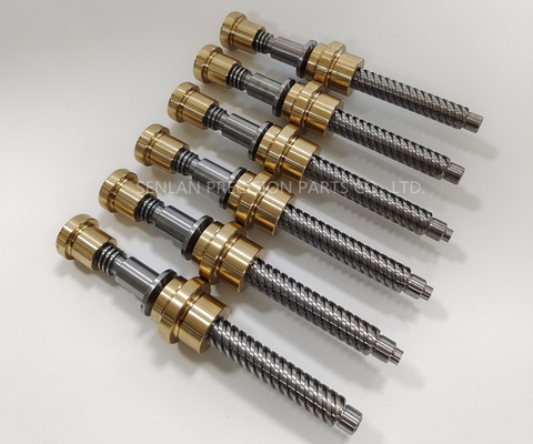 Medical Mould Screw Thread / Die Fitting / Cosmetic Mold Brass Parts