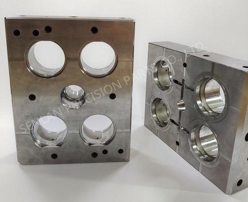 P20 Mold Steel Multi-Cavity Cavity Insert Block with ±0.005mm Tolerance for Plastic Injection Molds